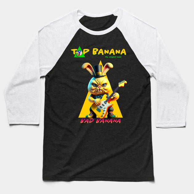 Bad Banana Baseball T-Shirt by verybadflow